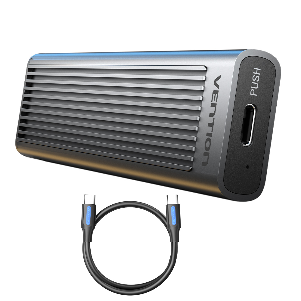 벤션 USB3.2 Gen2 M.2 NVMe SSD SATA 인클로저 외장 케이스 KPLH0 - 상품 이미지