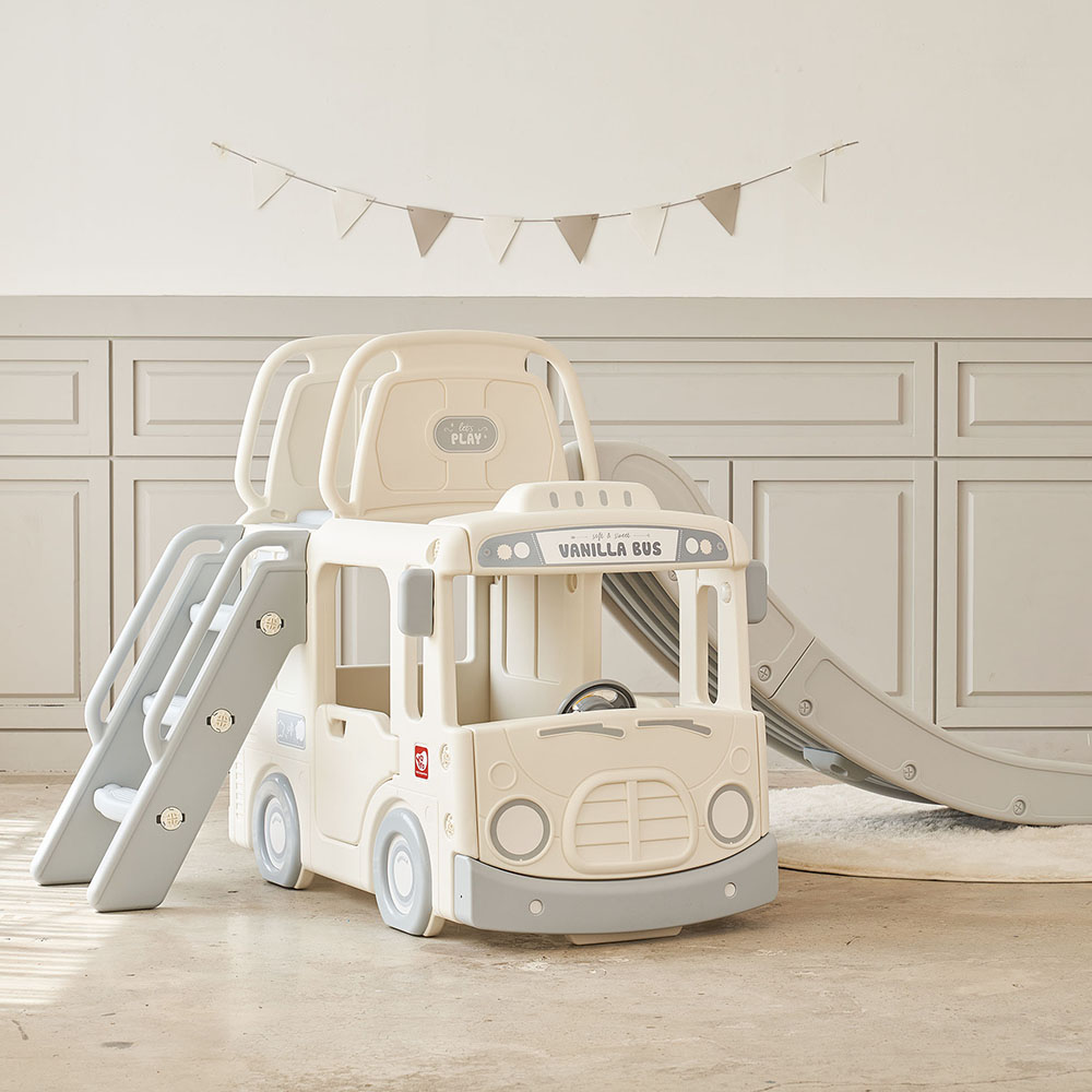 야야 바닐라 버스 프리미엄 유아 아기 실내 미끄럼틀