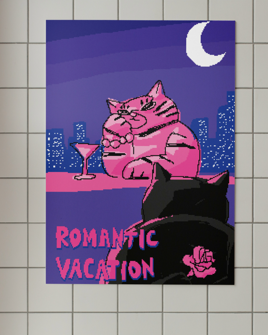 셔레이드쇼 포스터 S - Romantic vacation - 상세 이미지 2