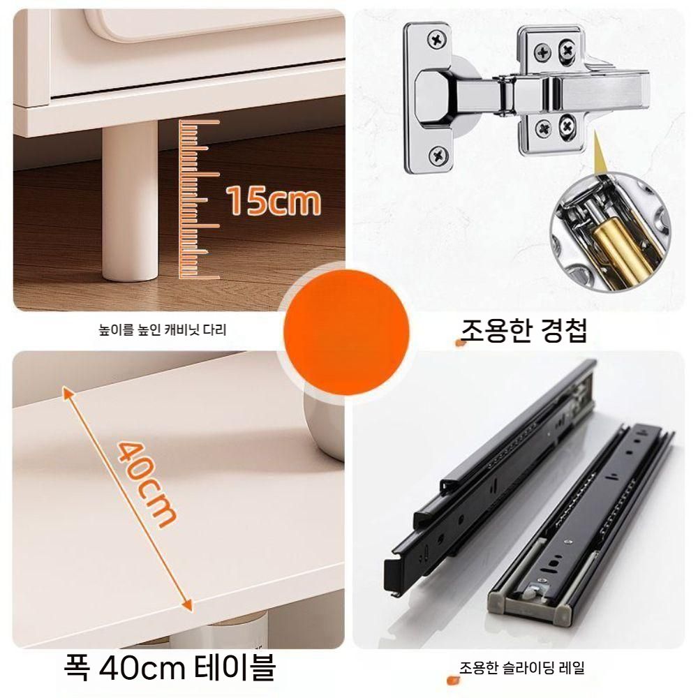 다용도 수납장 서랍장 찻장 팬트리장 인테리어 접시장 주방 홈카페 그릇장 이미지 6