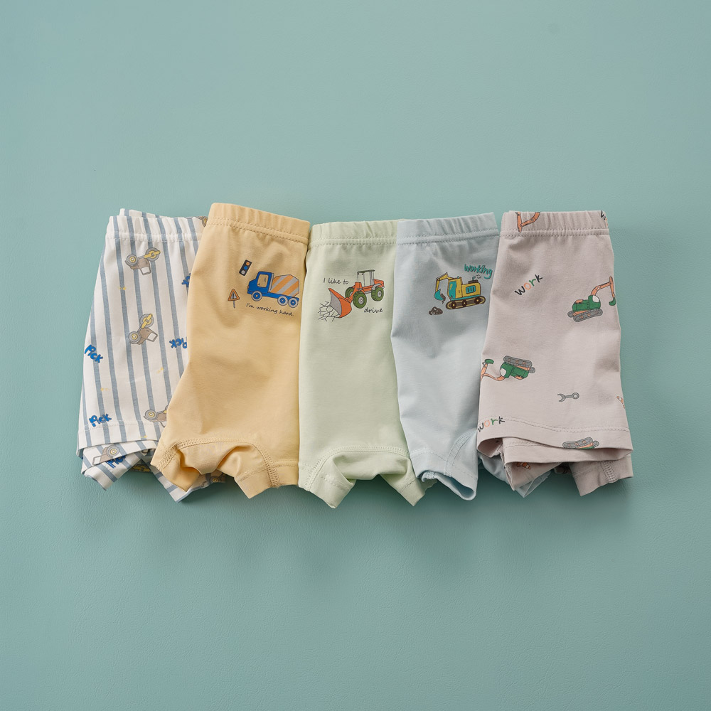 [빌도르] 덤프덤프 5매 남아 드로즈 사각 아동 키즈 어린이 팬티 세트