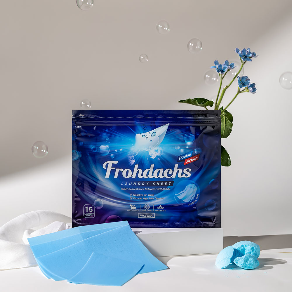 100회분 프로닥스 찬물에도 잘녹는 고농축 드럼세탁기,통돌이 공용 종이세제 세탁세제 시트세제