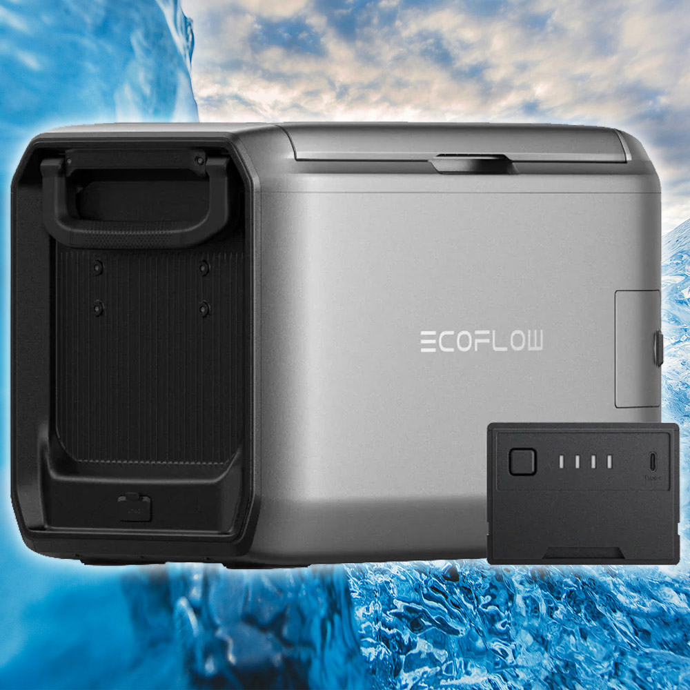 에코플로우 휴대용냉장고 글레시어 캠핑 냉장기 45L, 45배터리포함