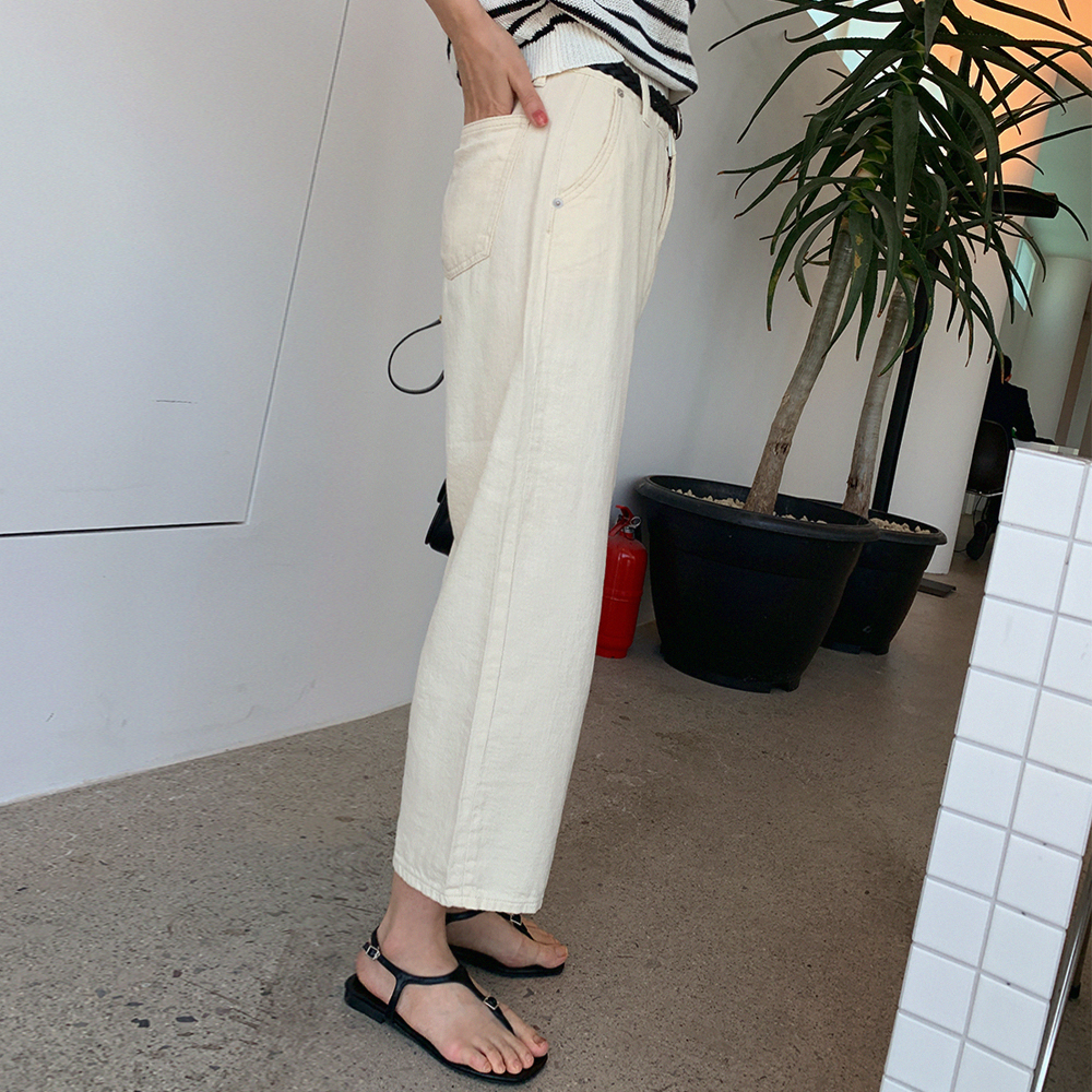 플레피 코튼 팬츠 - 상세 이미지 4