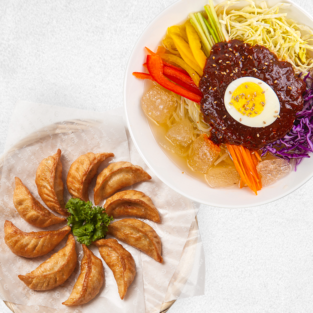 보영만두 냉쫄면 4인분+군만두1kg(고기/김치) 세트 이미지 3