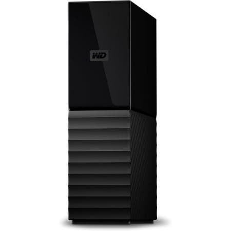 [해외]WD 12TB My Book 데스크탑 외장 하드 드라이브, USB 3.0, 비밀번호 보호 및 자동 백업 소프트웨어가 포함된 HDD - WDBGB0120HBK-NESN 4TB