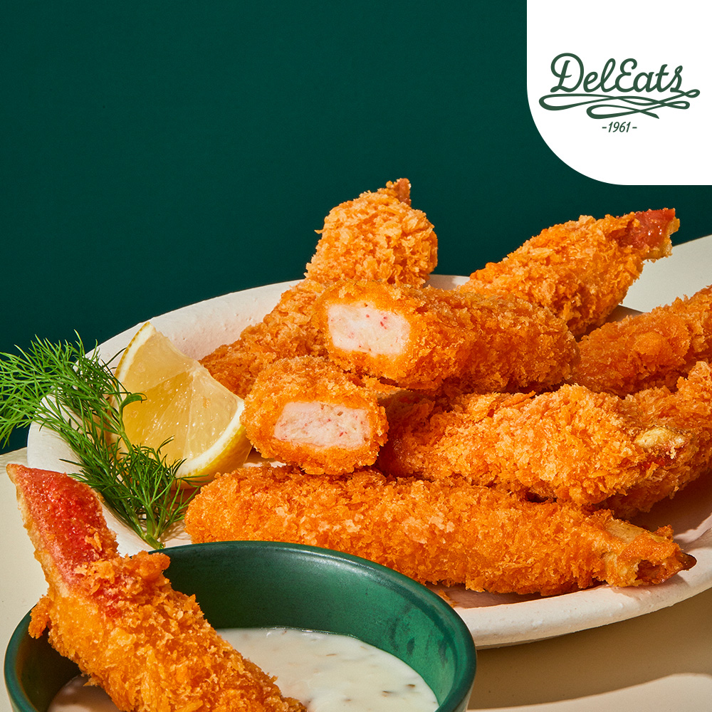 델리츠 프리미엄 게맛살튀김 10개 350g (트레이 포장) 게살튀김 대게다리