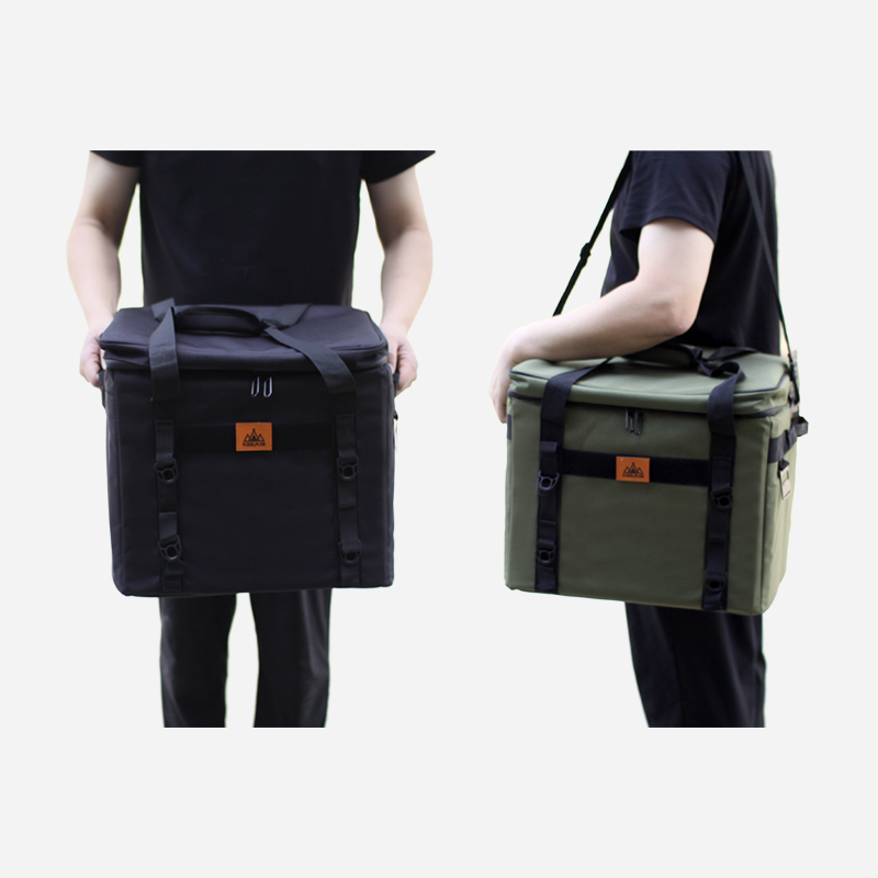 KOOLMAN 쿨맨 캠핑 보냉가방 아이스쿨러백 대용량 40L, 골든브라운