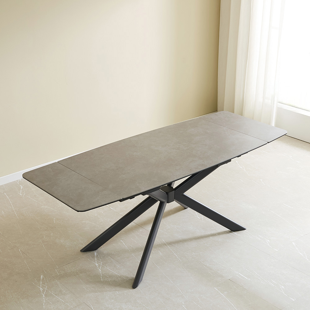 스코나 나한트 반자동 확장형 무소음 포세린 세라믹 2000 6인 식탁세트2(의자6개)