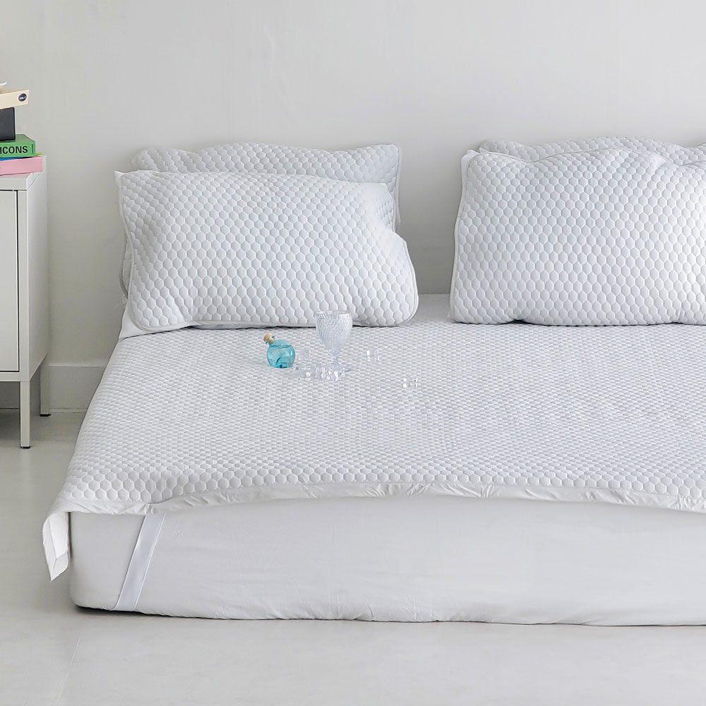아르떼베딩 듀라론 시원한 여름 이불 매트리스 냉감 쿨링 고정밴드 침대패드 SS
