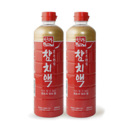 한라식품 한라 참치액 900ml x2개