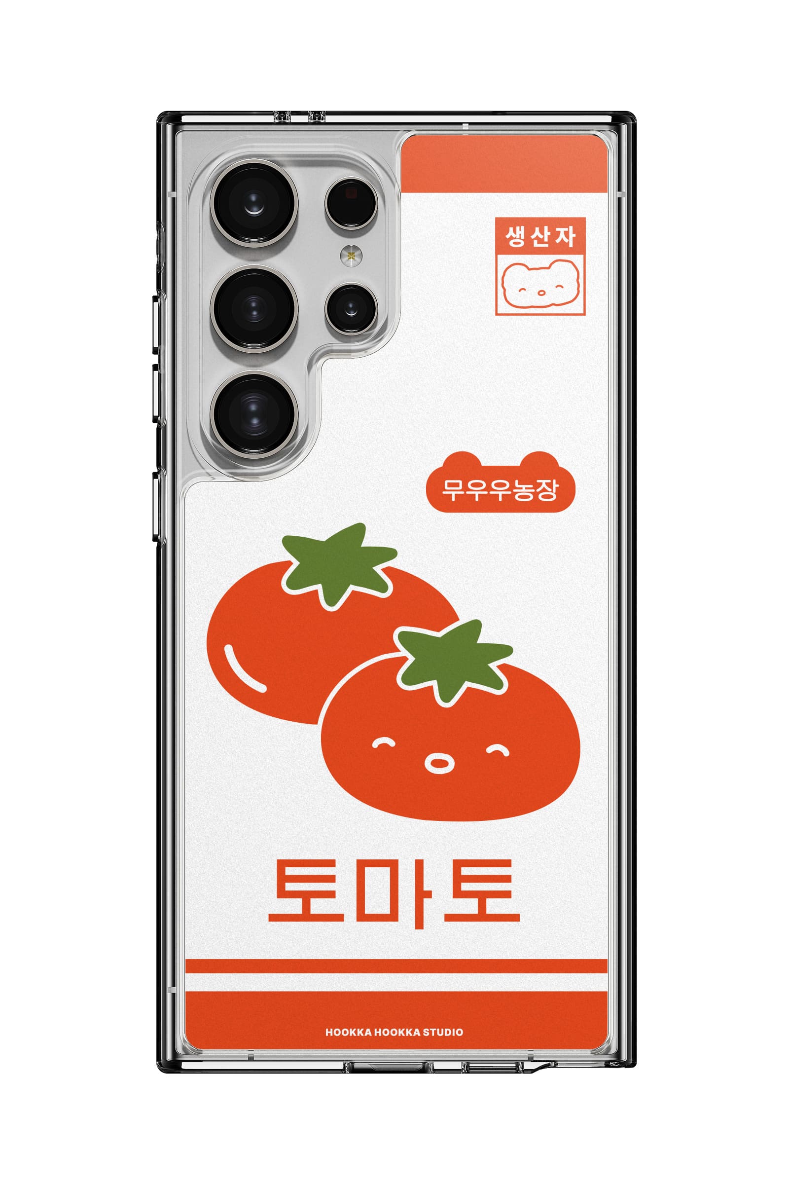 후카후카 무우우 농장 토마토 띠부띠부스킨 갤럭시/아이폰 케이스 부착용스킨 VC356 - 상세 이미지 4