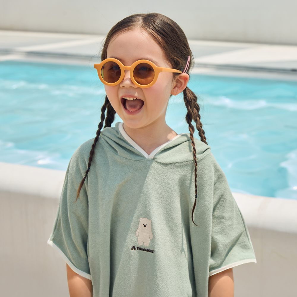 유아 아기 비치 가운 후드 물놀이 수영 초등 어린이 극세사 샤워 목욕 판초 타올