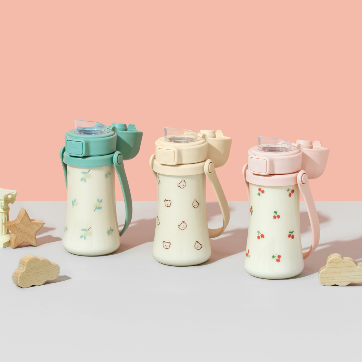 그로미미 아기텀블러 어린이물병 PPSU 원터치