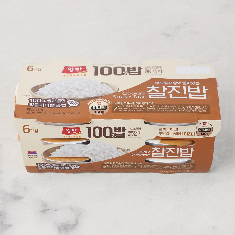 메가마트 동원 양반 찰진밥 기획 130gx6 - 상품 이미지
