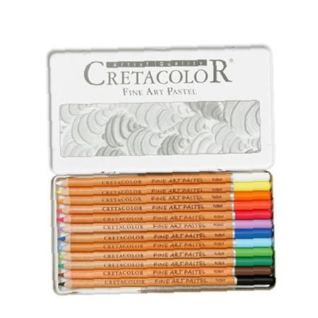 고급 연필파스텔 12색 (길이175mm) 470 12