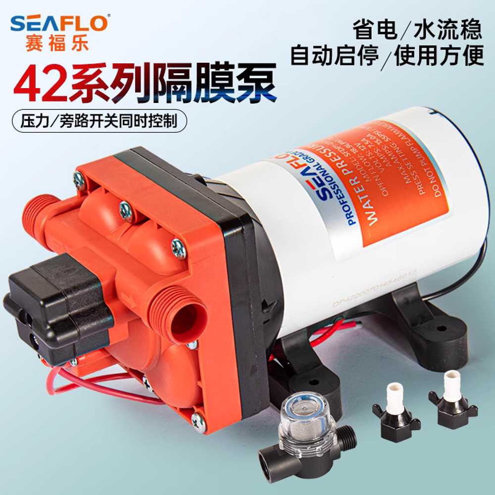 카라반 물펌프 캠핑카 흡입 다이어프램 고전압 도구 12V 5.6L - 상세 이미지 2