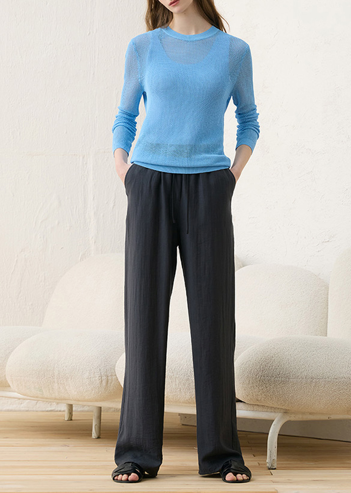 프렌치린넨 팬츠 4종 세트 - 상세 이미지 2