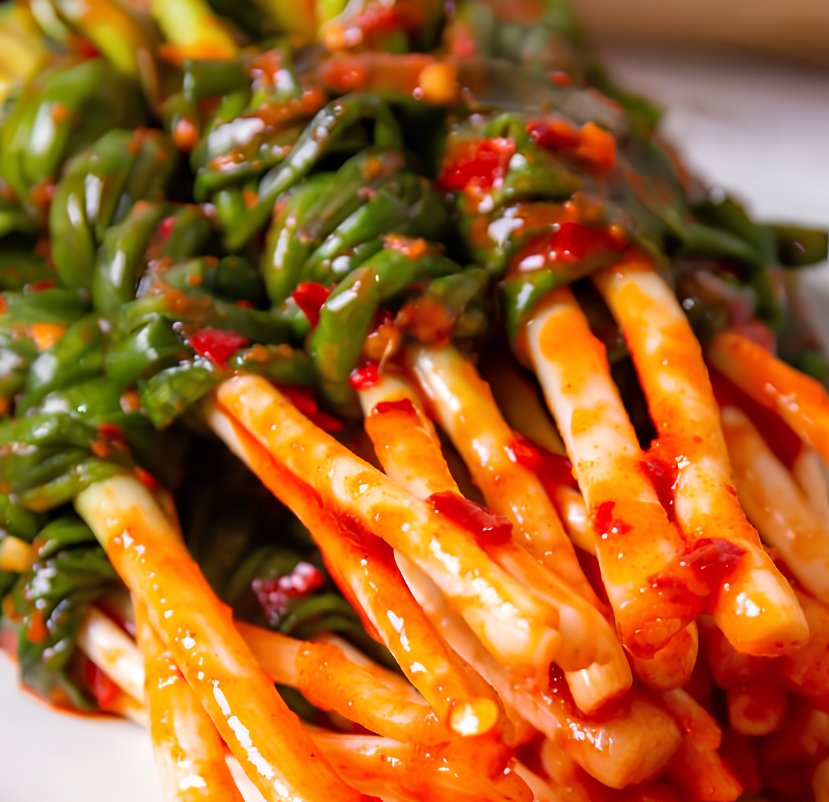 옥돌김치 쪽파김치 맛집 1kg 직접담근 국산 전라도 맛있는 주문 - 상품 이미지