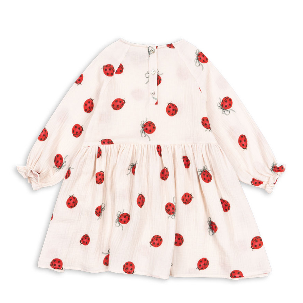 콩제슬래드 키즈 미니 무당벌레 드레스 KS102213 LADYBUG BOW - 상세 이미지 2