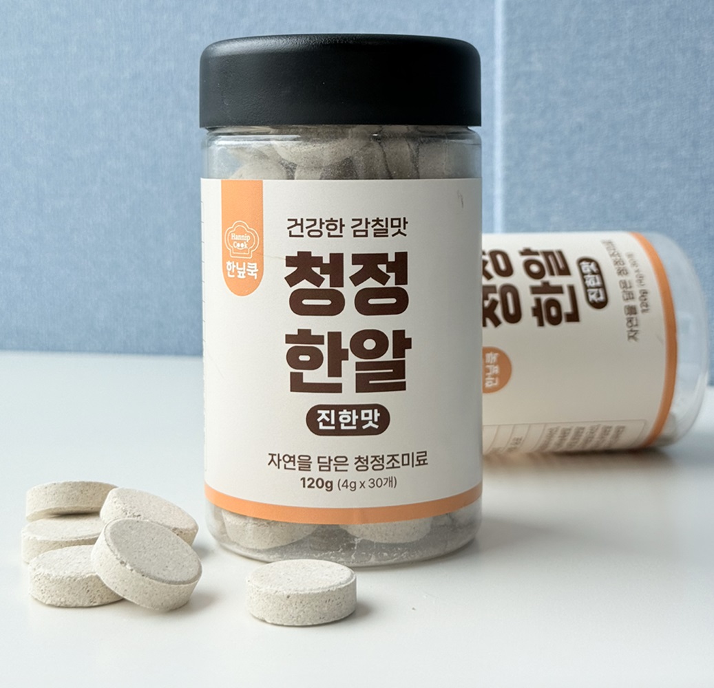 코인육수 4g 청정한알 동전육수 한닢쿡 고체 팩 60알 이미지 6