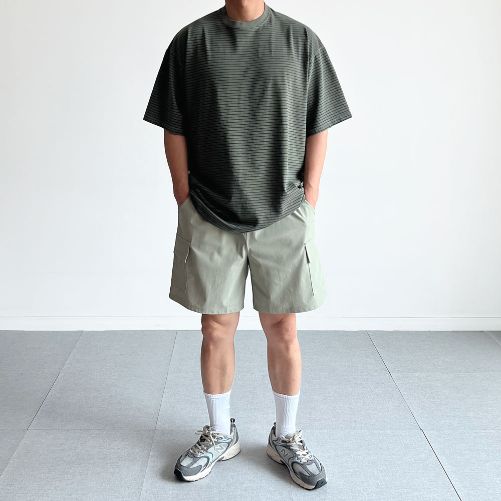 1+1 쿨반바지 냉장고반바지 카고쇼츠 - 상세 이미지 5