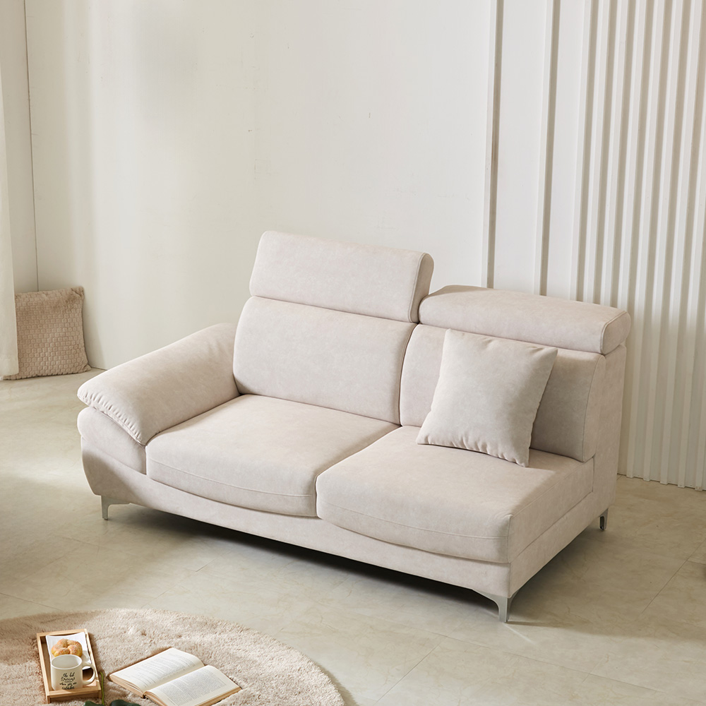 스코나 마키넨 모듈 아쿠아텍스 패브릭 헤드틸팅 4인 소파(3인+1인 스툴)