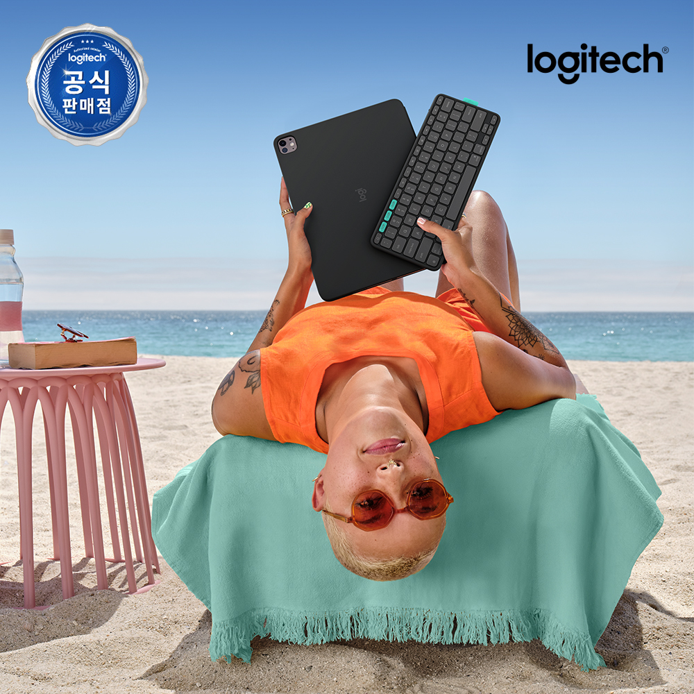 로지텍코리아 공식 Flip Folio 13 아이패드 거치대 블루투스 휴대용 케이스 키보드 프로 에어 M2 M3 M4 - 상세 이미지 2