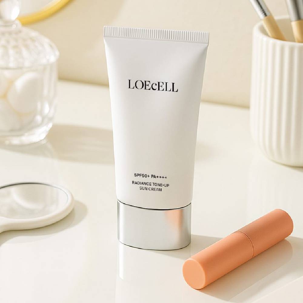 웅진 3중기능성 썬케어 로에셀 래디언스 톤업 선크림 50ml - 상품 이미지