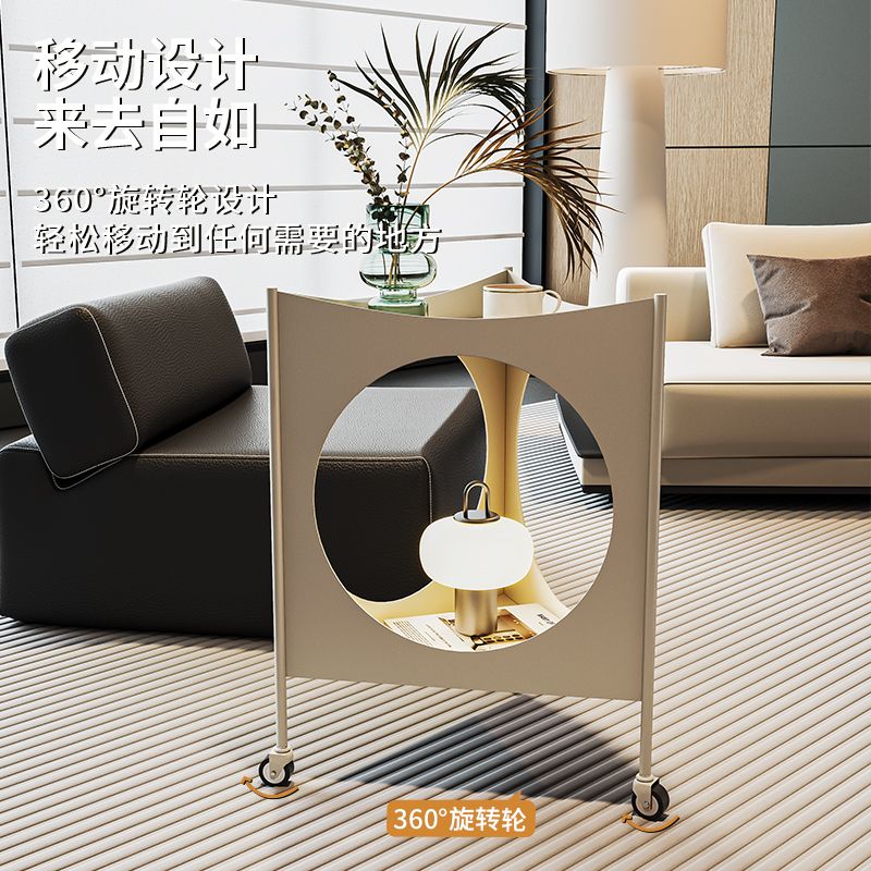 이동식 트롤리 사이드테이블 협탁 소파 침대 거실 - 상세 이미지 3