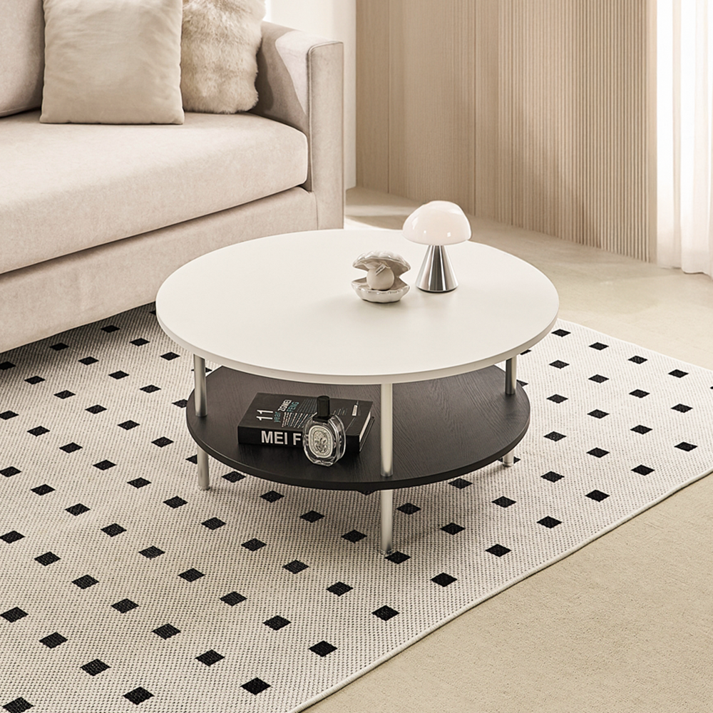 클라르 높은 소파 쇼파 테이블 카페 낮은 좌식 원형 식탁