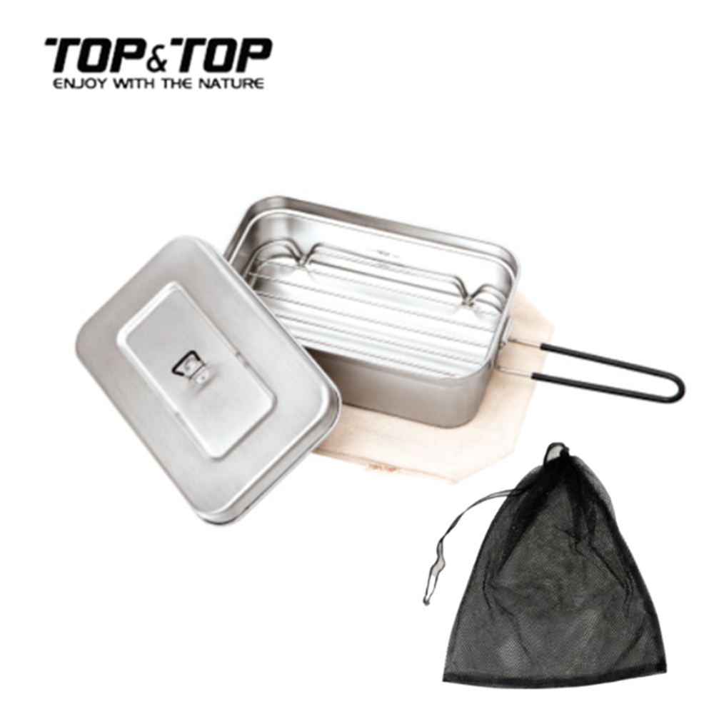탑앤탑 반합 메스틴 찜망 세트 메쉬파우치 포함