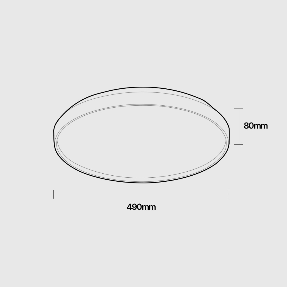 LED 방등 거실 안방 인테리어 조명 전등교체 주백색 원형 천장조명 루벤 60W