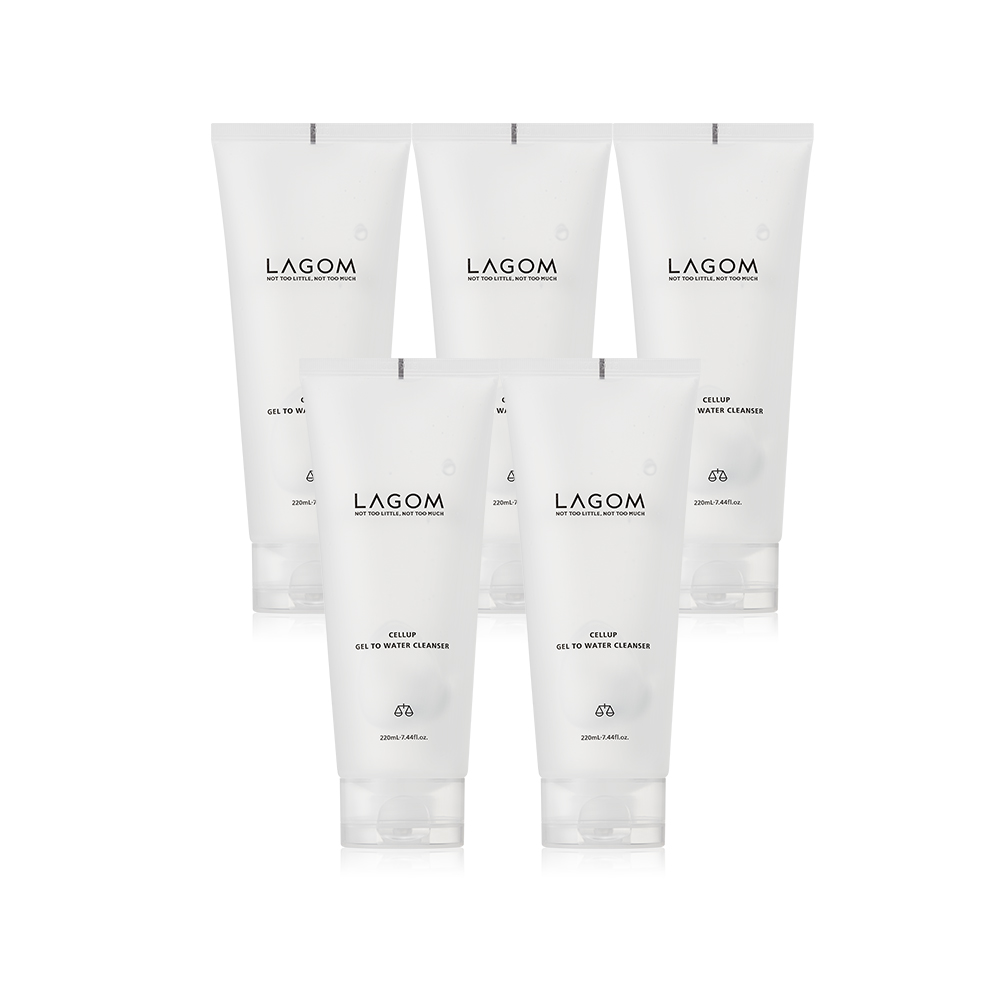 🩵극 민감 전용 아침클렌저💧 라곰 젤 투 워터 클렌저 220ml, 5개 - 상품 이미지