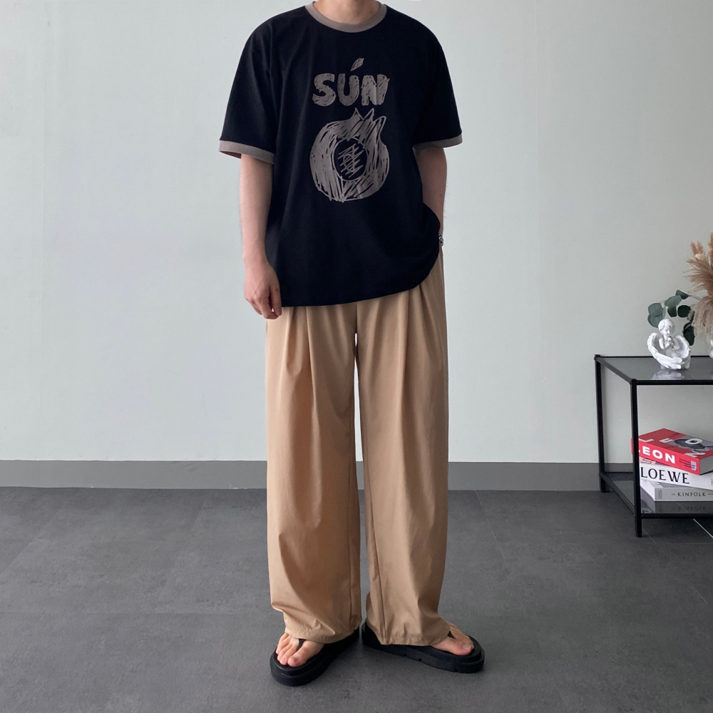 남자나일론팬츠 벌룬팬츠 남성바스락팬츠 - 상세 이미지 4