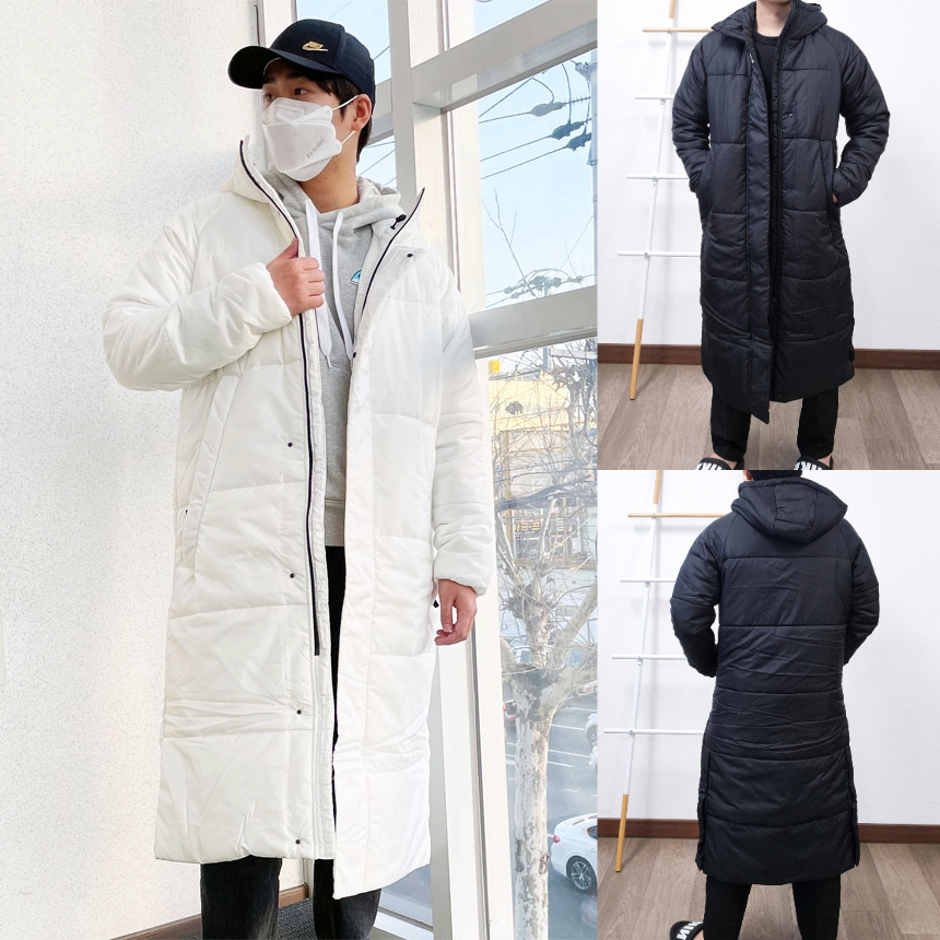 아디다스 맨스 BIG BAFFLE LONG 롱패딩 점퍼 2컬러 - 상품 이미지