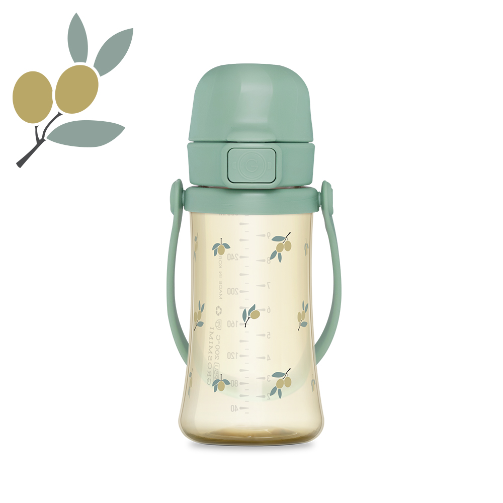 그로미미 아기텀블러 어린이물병 PPSU 원터치