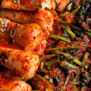맛꾼 국내산 전라도식 총각김치 알타리 겉절이 열무 김치 맛있게 먹은 솔직 후기 - 상품 이미지 1