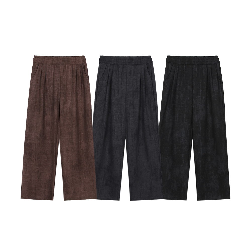 남성린넨바지 남자여름긴바지 남자와이드팬츠 - 상세 이미지 4