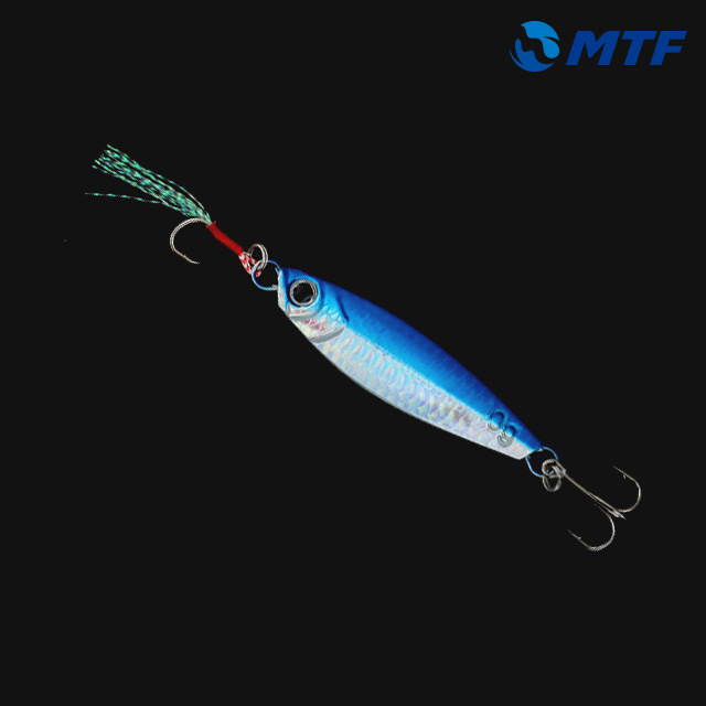 MTF 막 물어 프리즘 메탈지그 어시스트훅 트레블훅 세트 블루, 20g - 메인 이미지