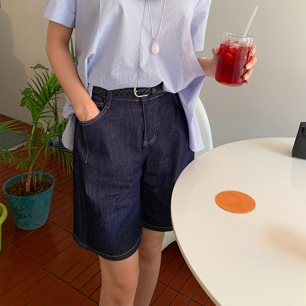 맥크린 데님 쇼츠 - 상세 이미지 4