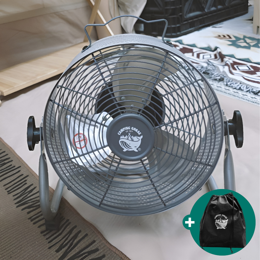 휴고스 무선 BLDC 메탈팬 캠핑 선풍기 야외용  탁상용 차박용 저소음 충전식 서큘선풍기