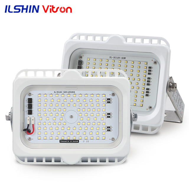 비츠온 LED투광기 선박 차량용 방수 DC 간판조명 투광등 50W, 24V 주광색 - 상품 이미지