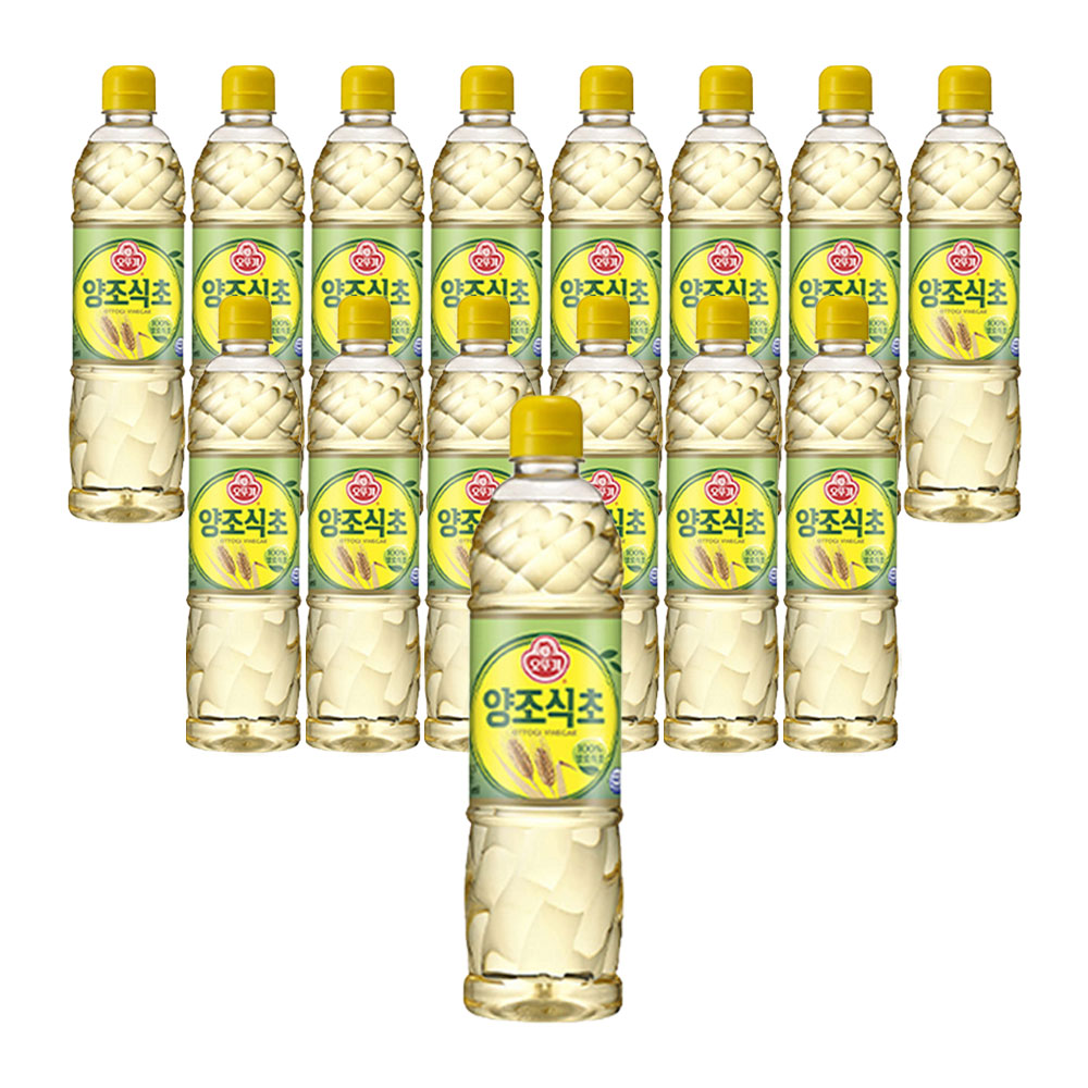 오뚜기 양조 식초 900ml, 15개 - 상품 이미지