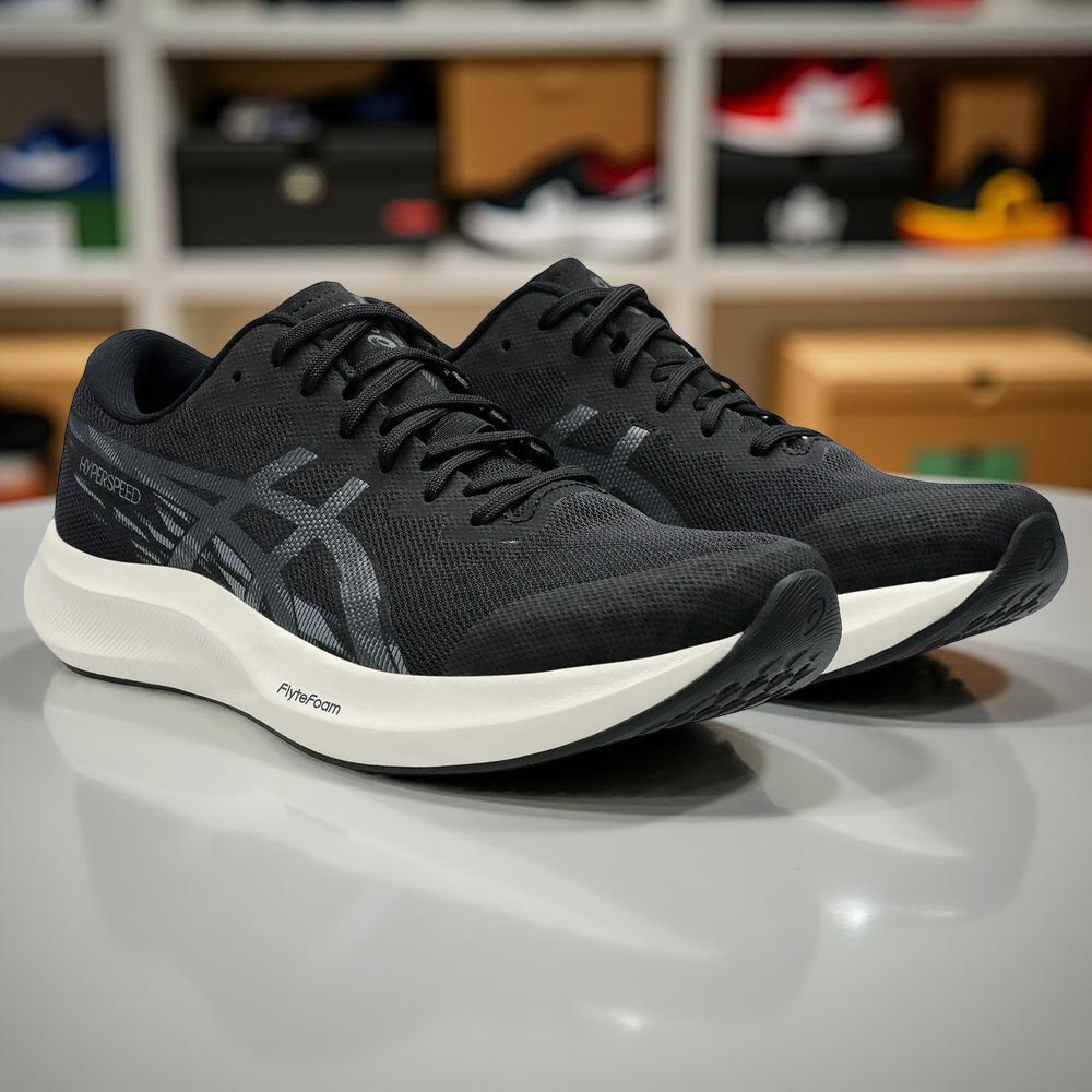 아식스 하이퍼 스피드 4 러닝화 운동화 남성 블랙그레이 1011B876
