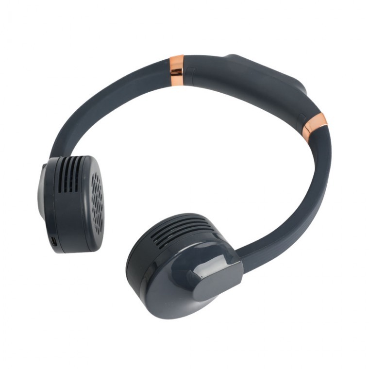 BLDC 저소음 넥밴드 선풍기 C타입 충전 휴대용 접이식