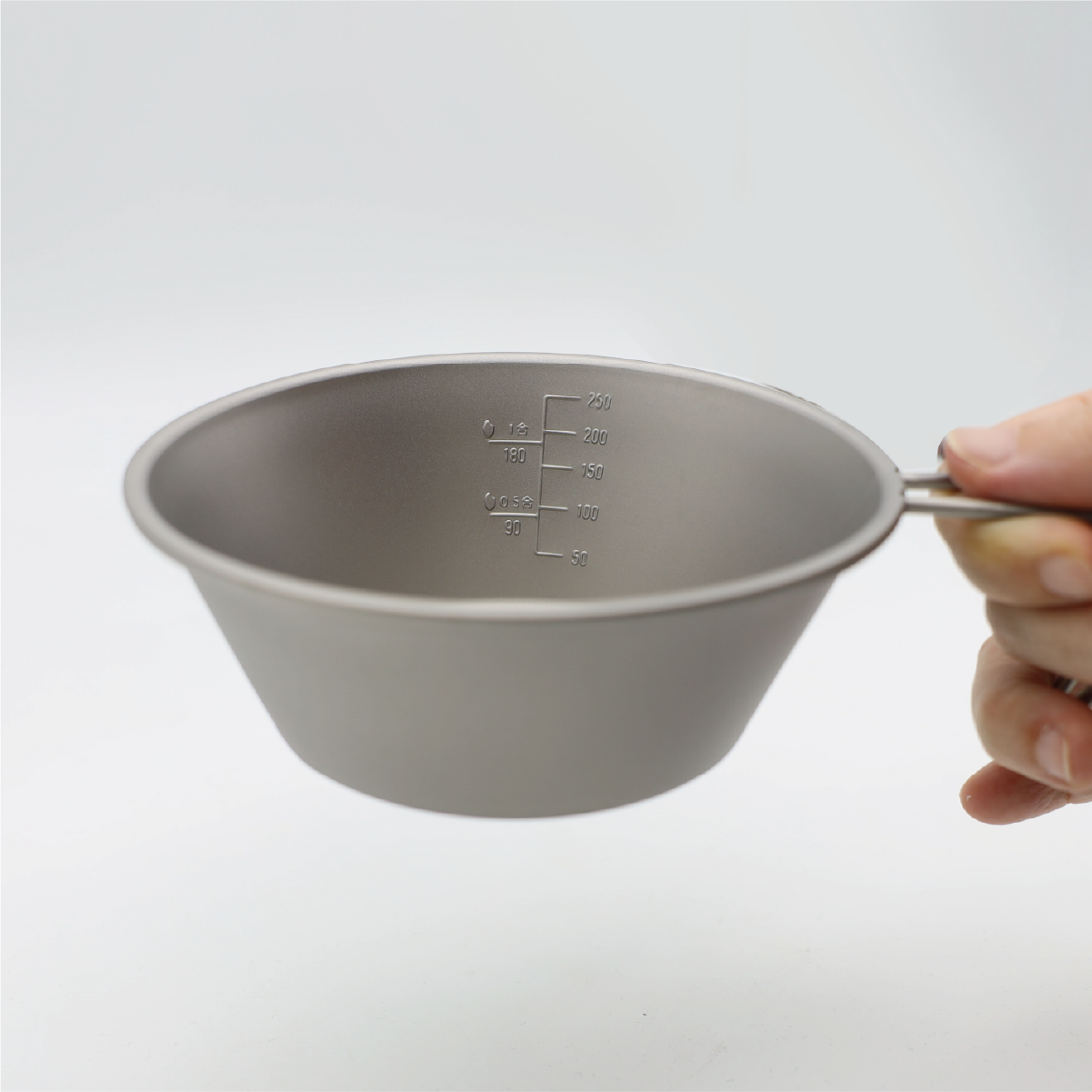 아이디어 세키카와 시에라 컵 캠핑 머그 320ml, 티탄 - 상세 이미지 3