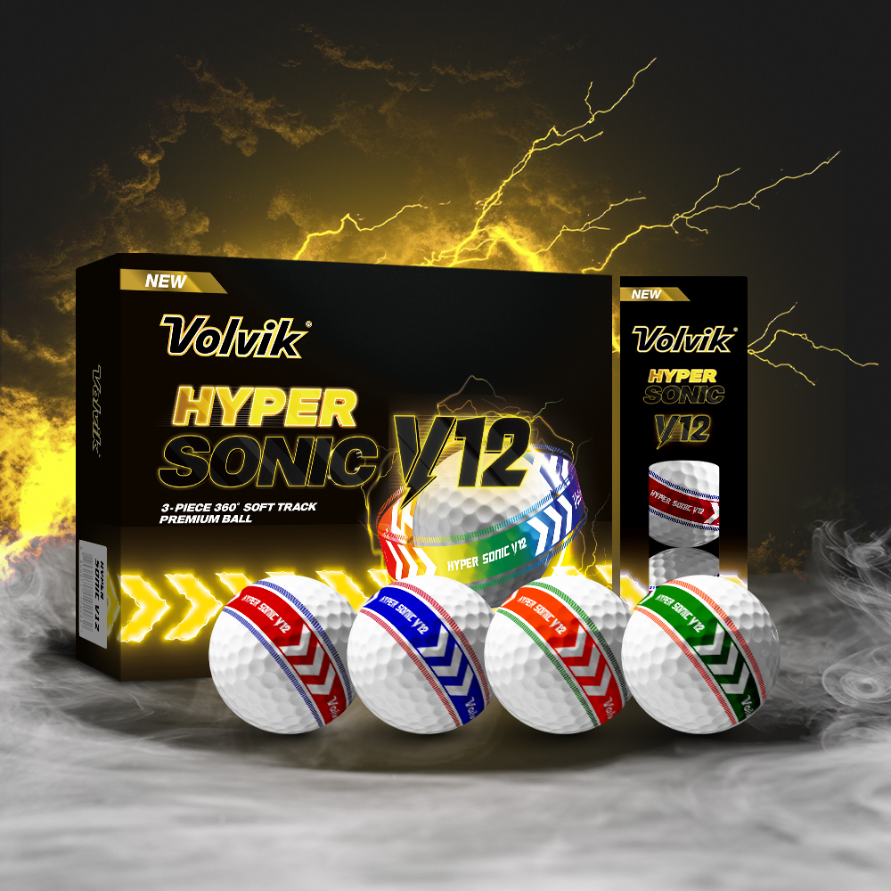 볼빅 골프공 하이퍼 소닉 V12 소프트 트랙 360도 고반발 3피스 12개입, 1개 이미지 3