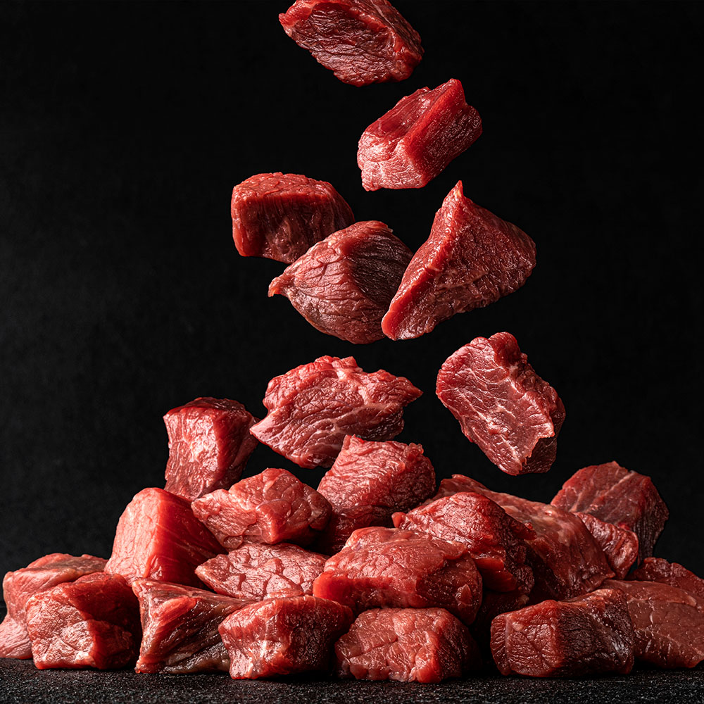 [파파네정육점] 헬스고기 소고기 우둔살 큐브 다이어트 식단 100g, 1개 - 상품 이미지