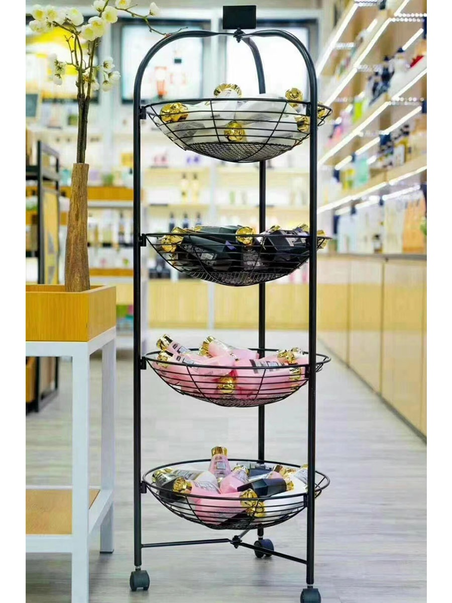 철제 선반 약국 올리브영 진열대 매대 상품 진열 바구니형 - 상세 이미지 2